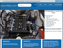 Tablet Screenshot of lotus-mistry.com